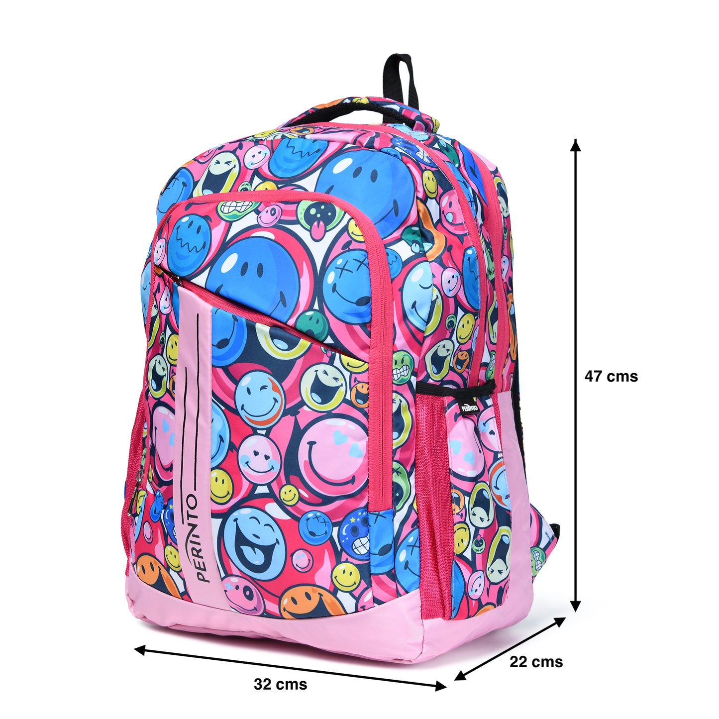 Perinto Happy Vibes Backpack PC1005 Pink