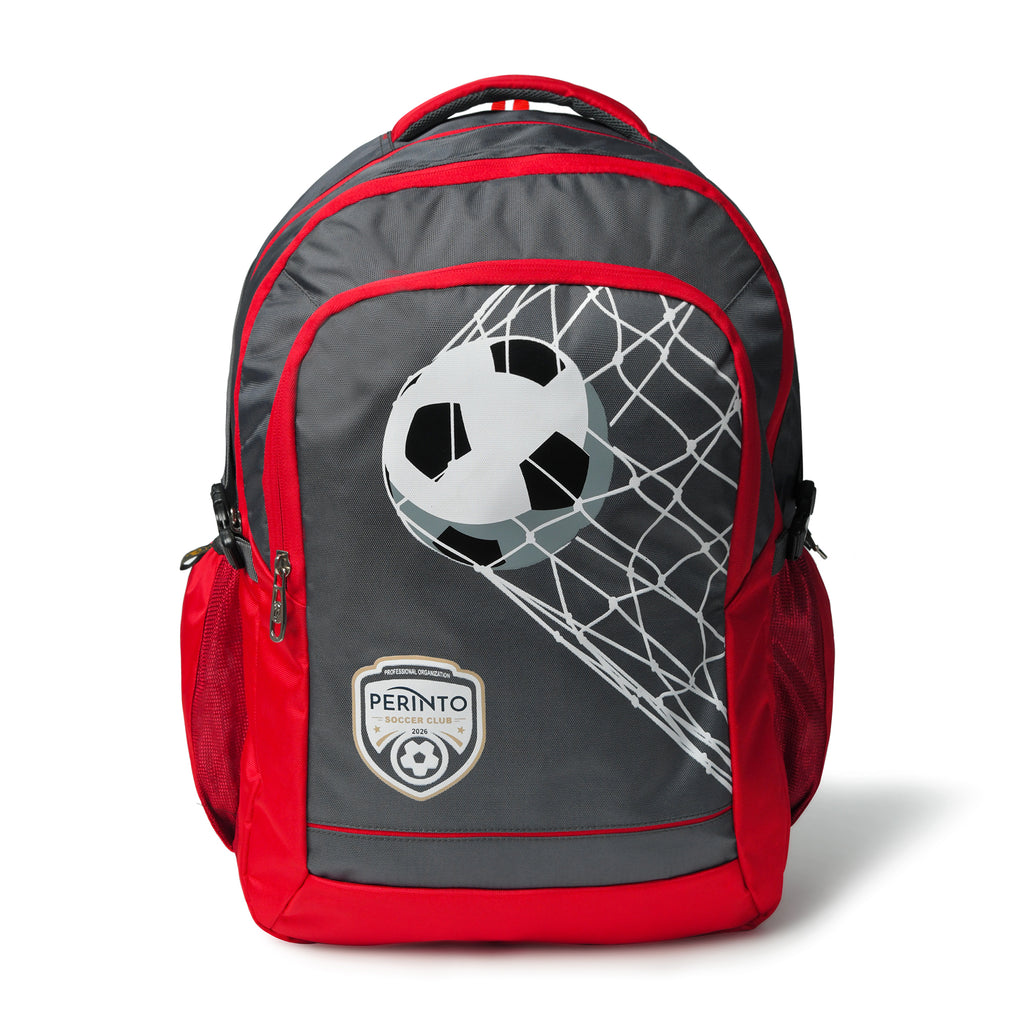 Perinto Kick 1.0 Backpack Red n Grey