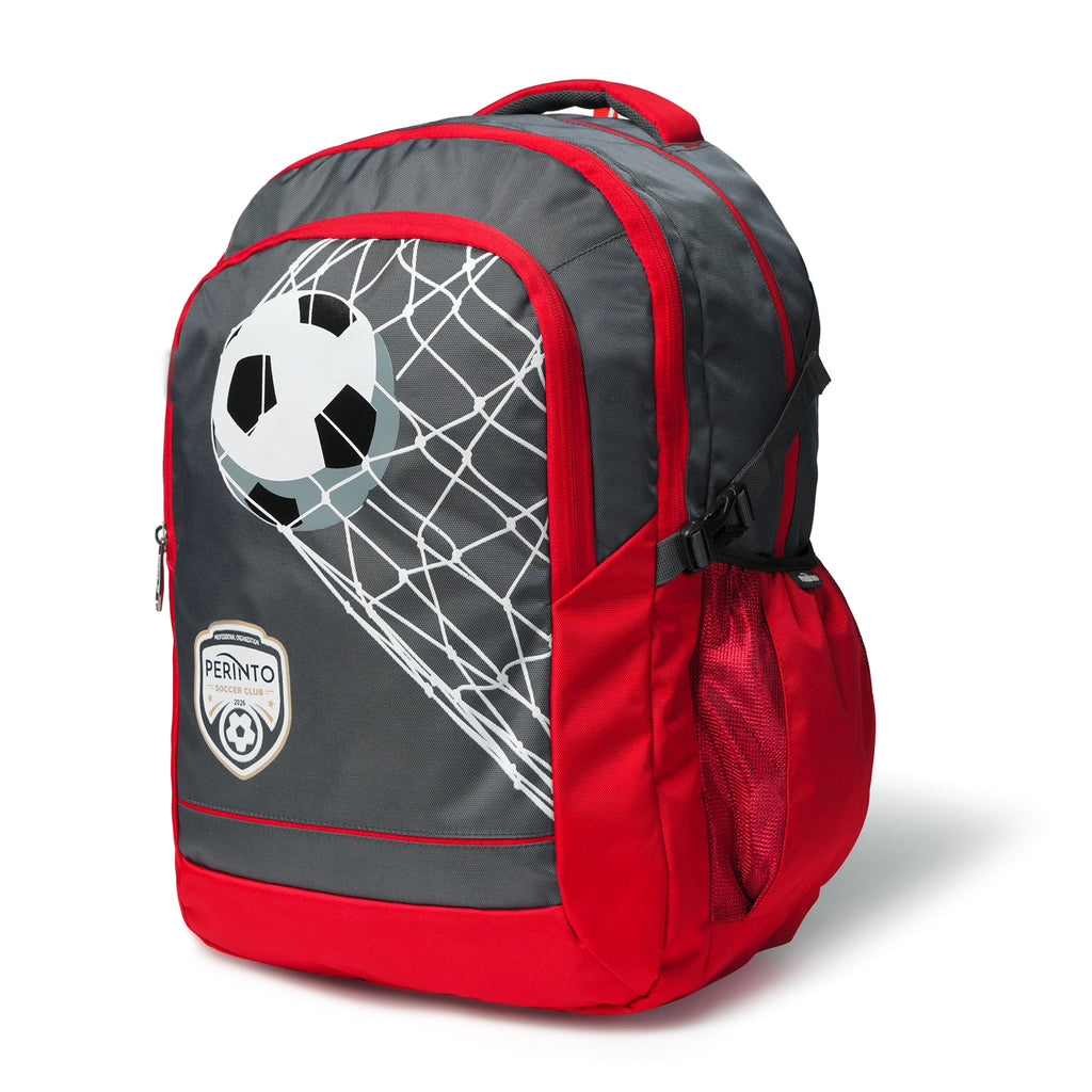 Perinto Kick 1.0 Backpack Red n Grey