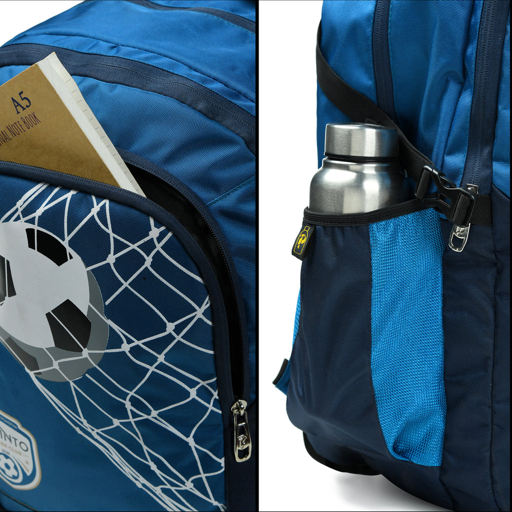 Perinto Kick 1.0 Backpack Navy n Light Blue