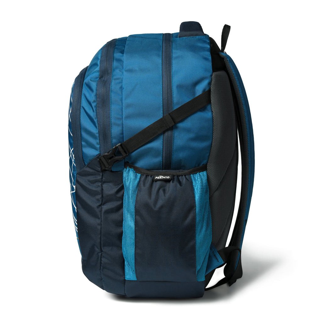 Perinto Kick 1.0 Backpack Navy n Light Blue