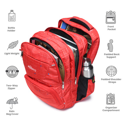 Perinto GridX Backpack PC1002 Red