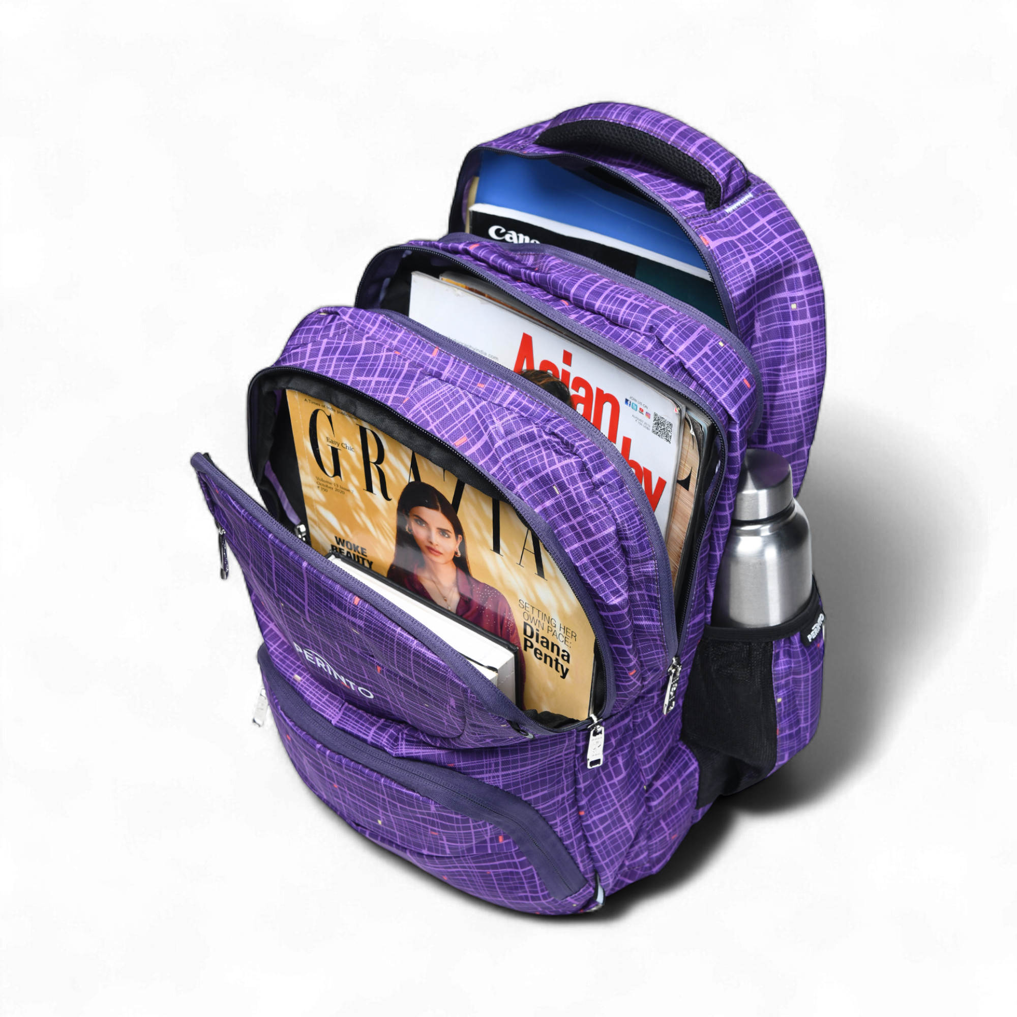 Perinto GridX Backpack Purple