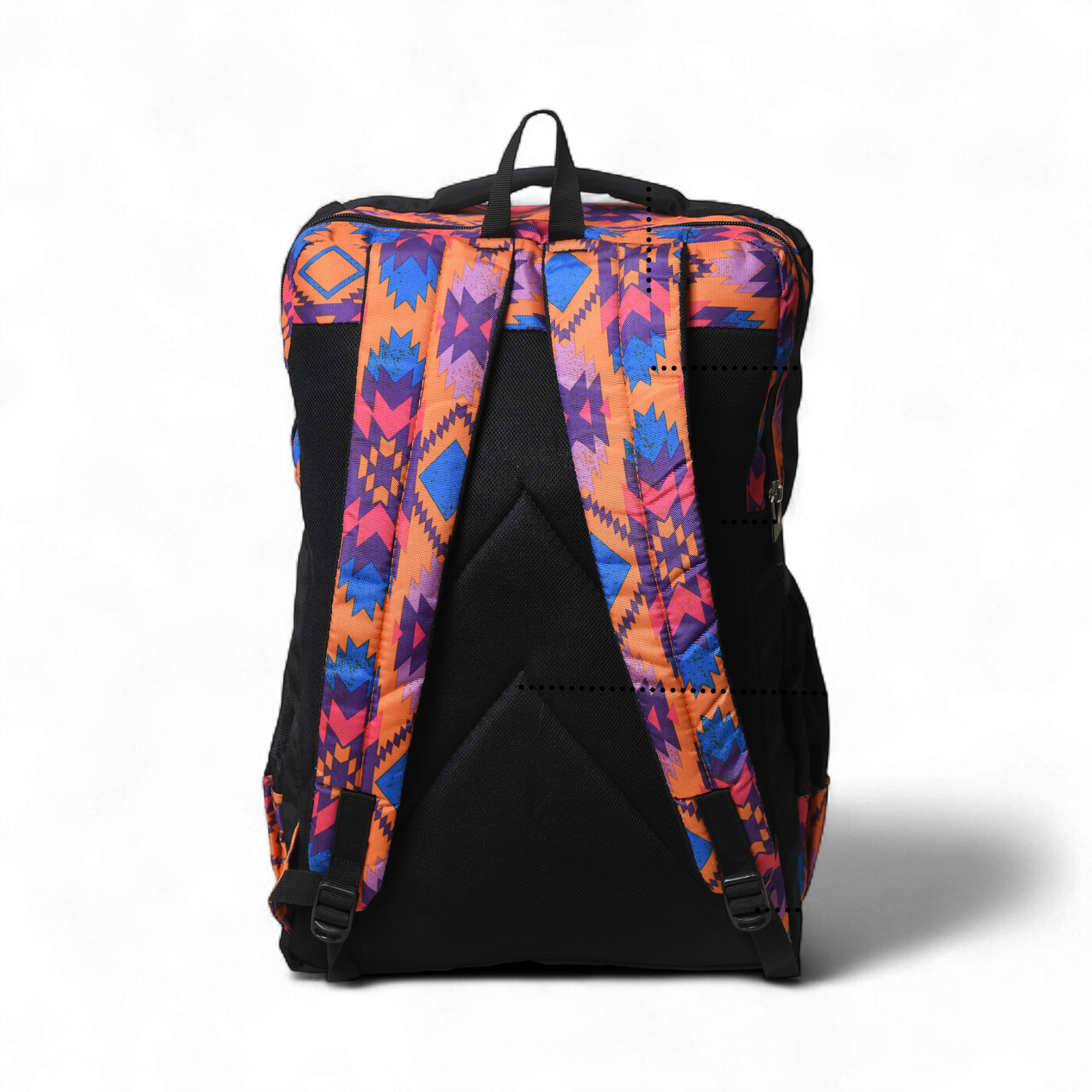 Prakash Tribal Laptop Backpack Orange