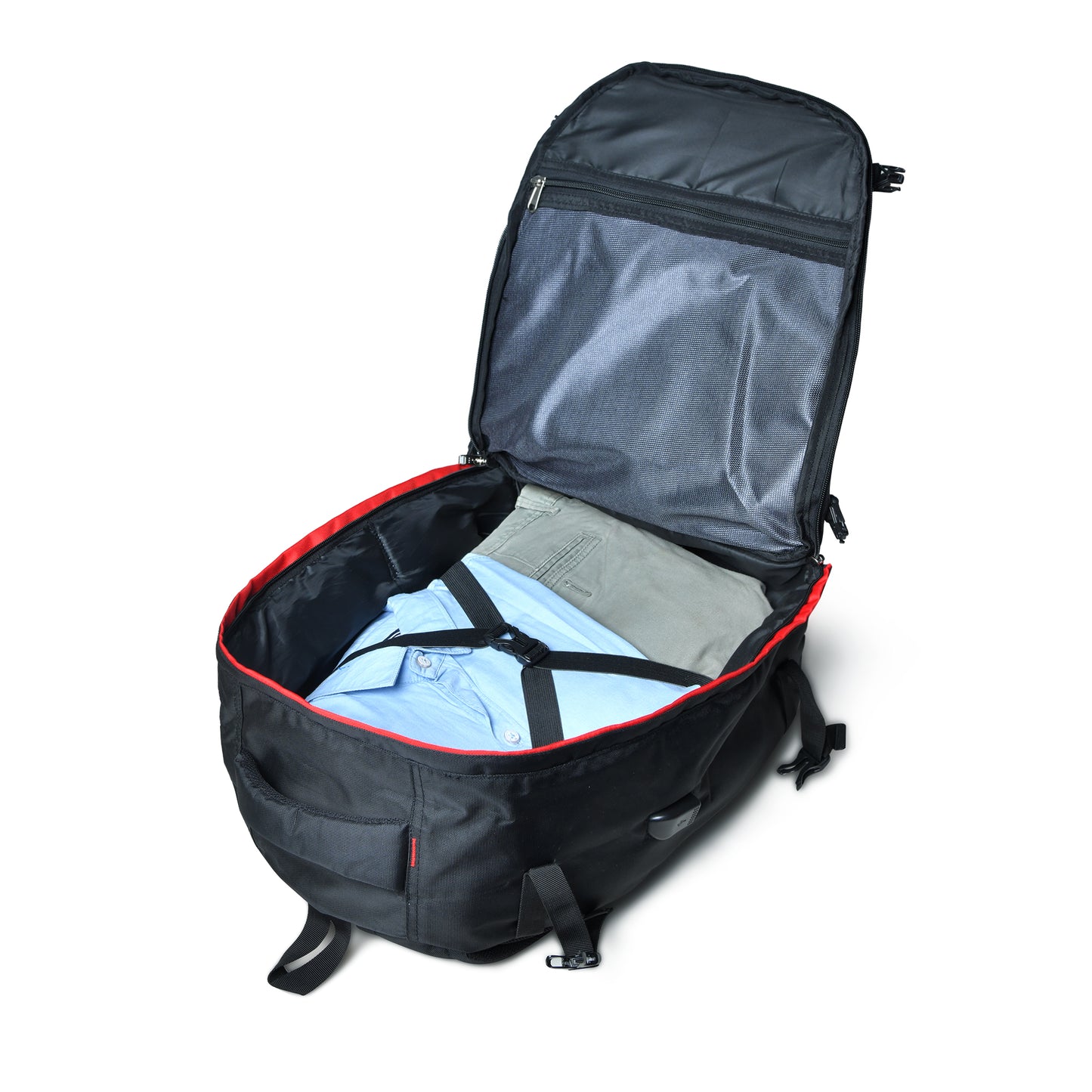 Perinto Rooutes 1.0 Overnighter Backpack Single compartment 45Ltr Black