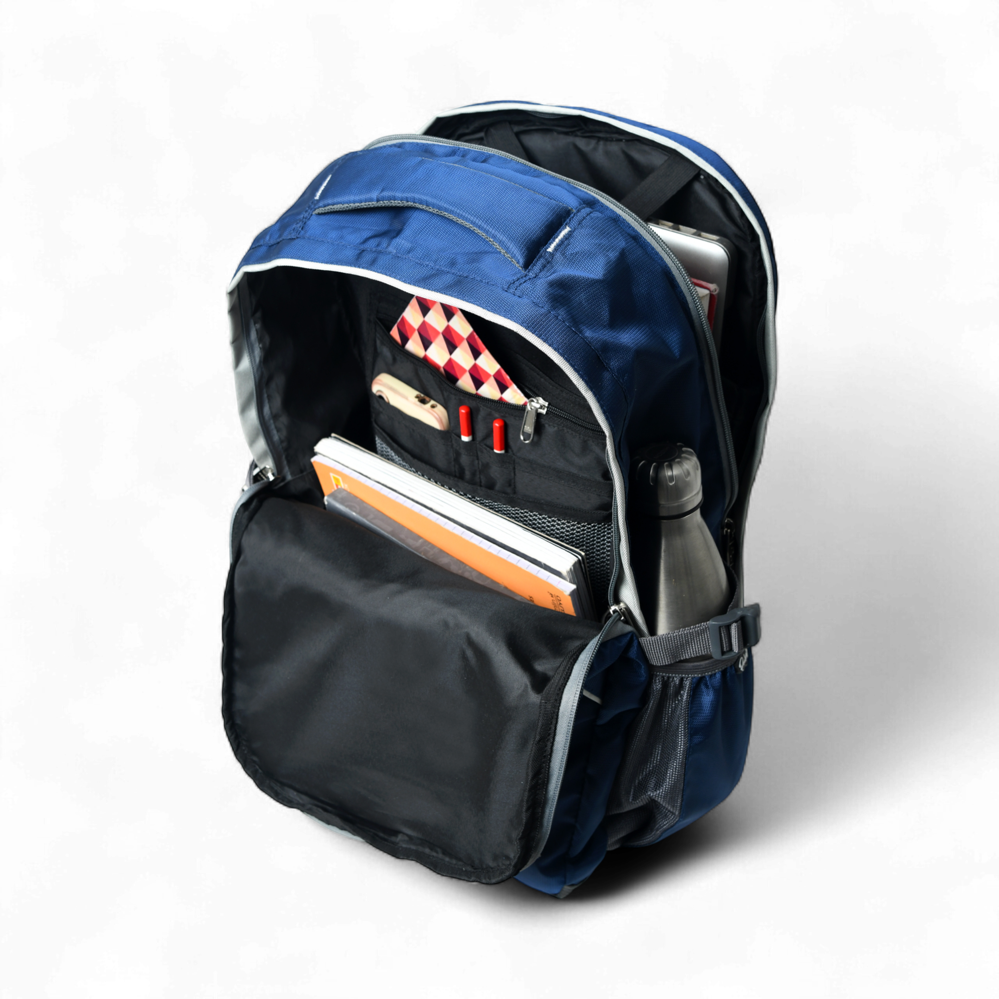 Prakash Laptop Backpack Navy Blue