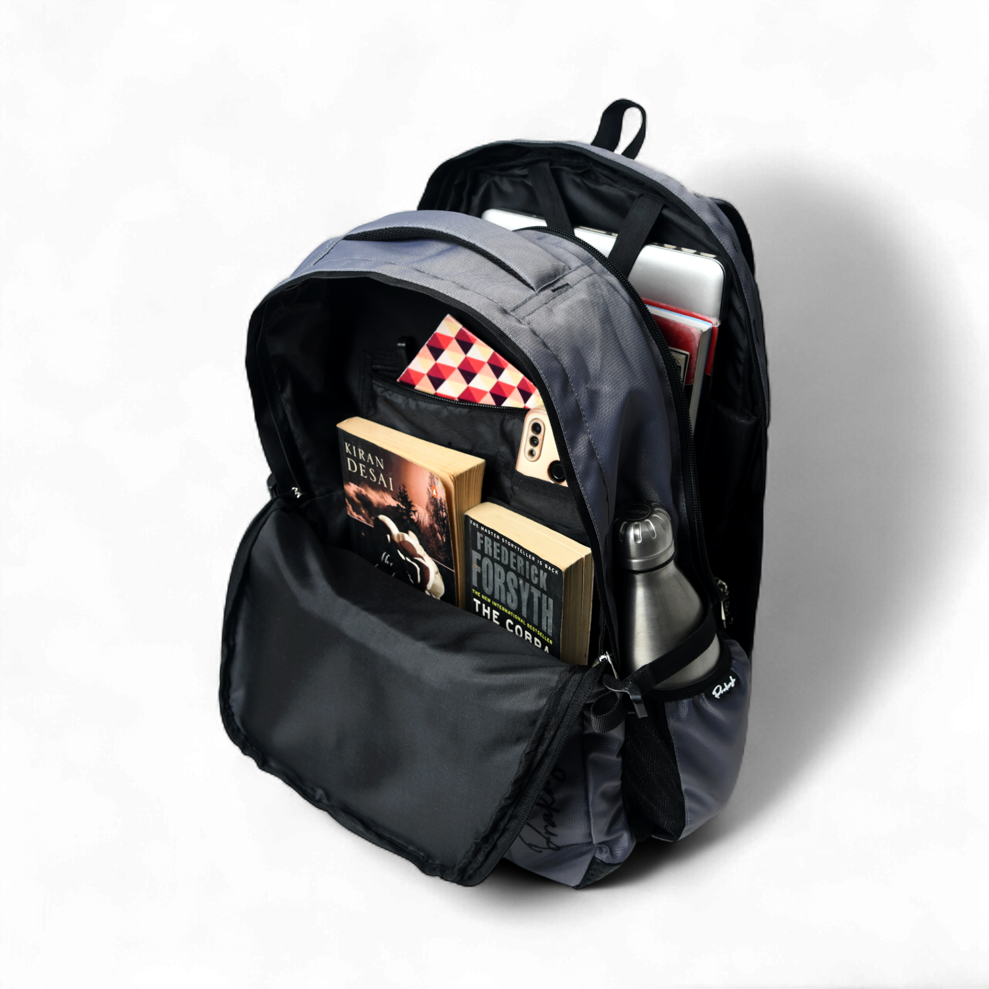 Prakash Laptop Backpack Grey