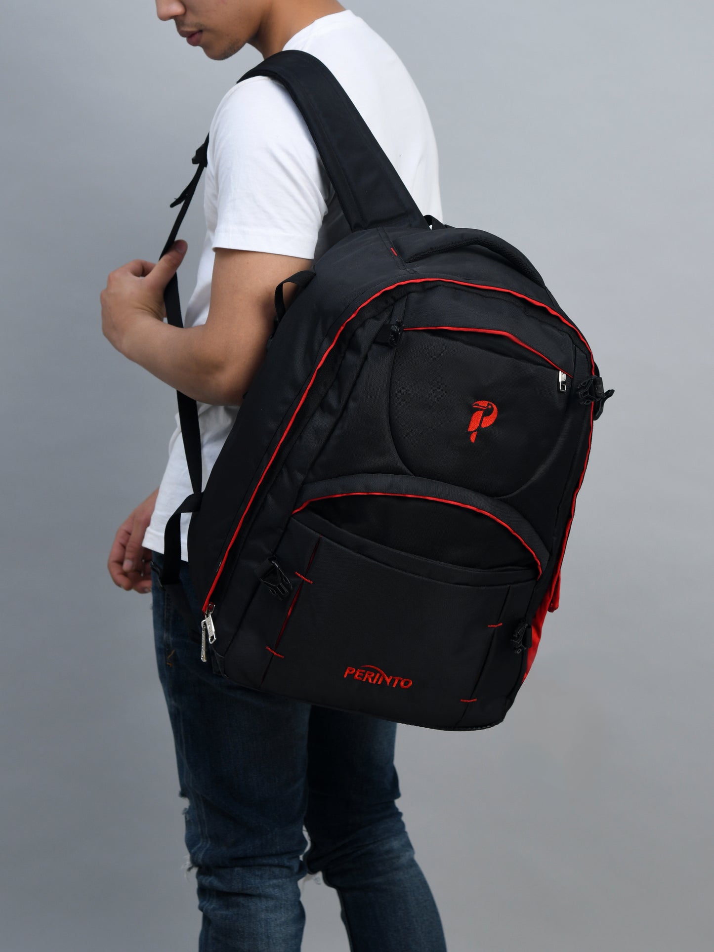 Perinto Rooutes 1.0 Overnighter Backpack Single compartment 45Ltr Black