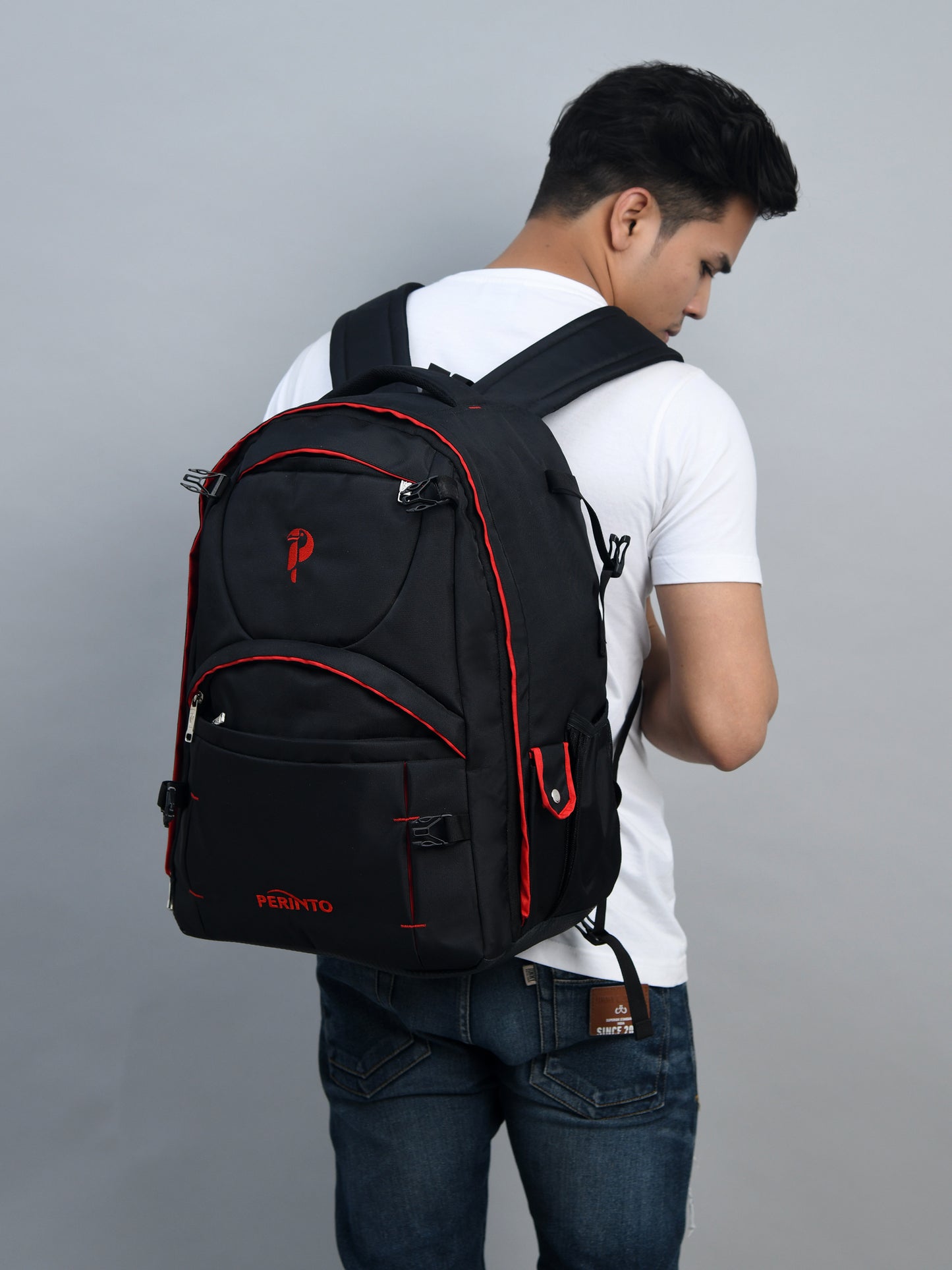 Perinto Rooutes 1.0 Overnighter Backpack Single compartment 45Ltr Black
