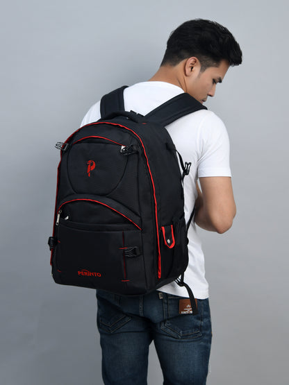 Perinto Rooutes 1.0 Overnighter Backpack Single compartment 45Ltr Black