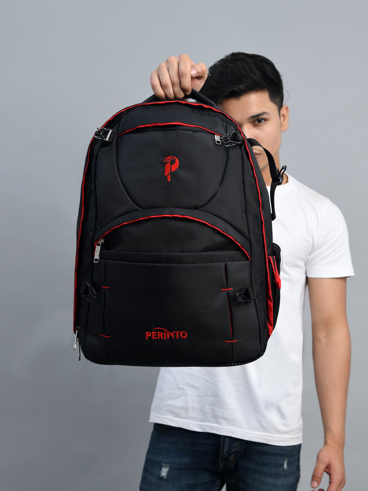 Perinto Rooutes 1.0 Overnighter Backpack Single compartment 45Ltr Black