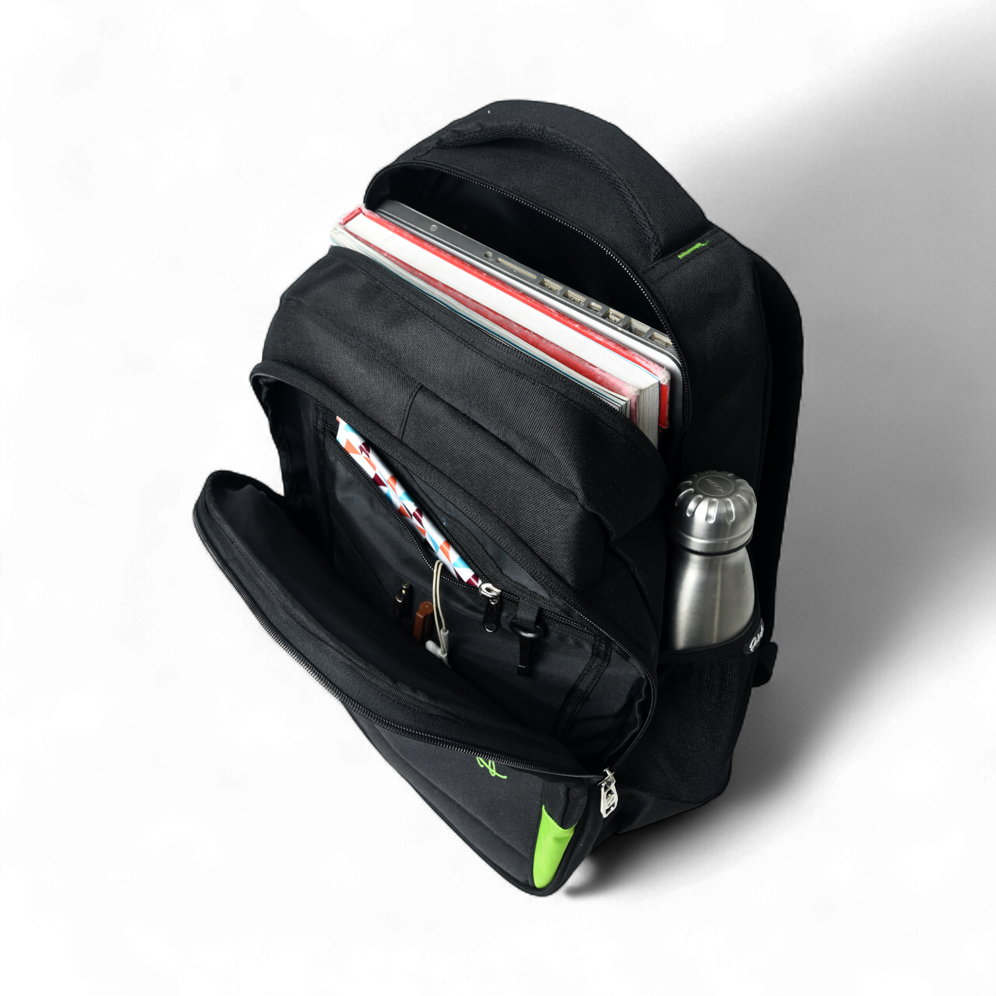 Tri-Stripe Backpack Green