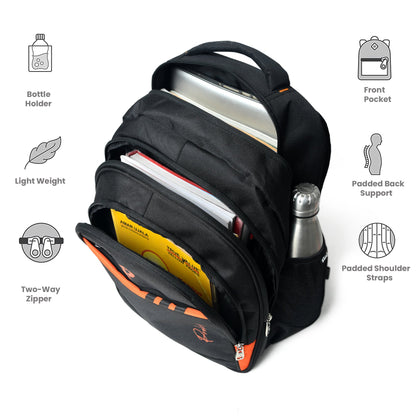 Tri-stripe Backpack PBP-116 Orange