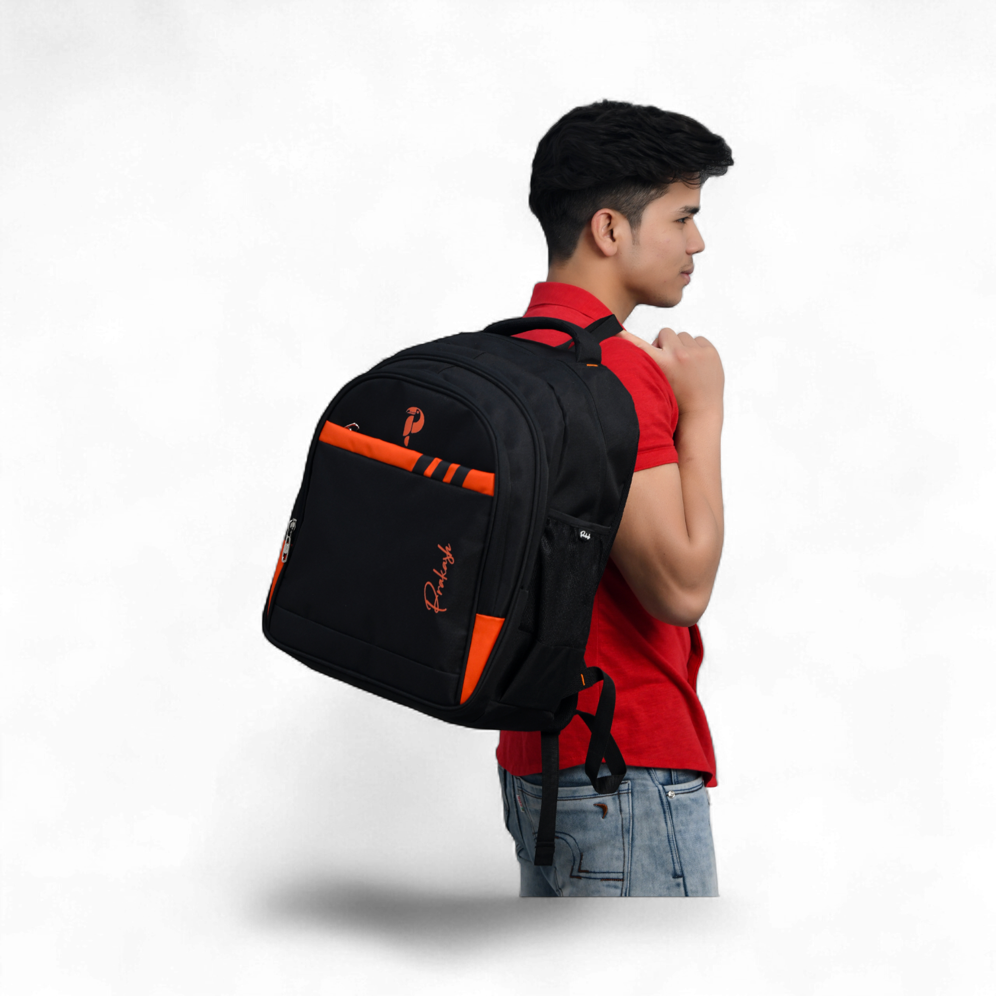 Tri-stripe Backpack Orange