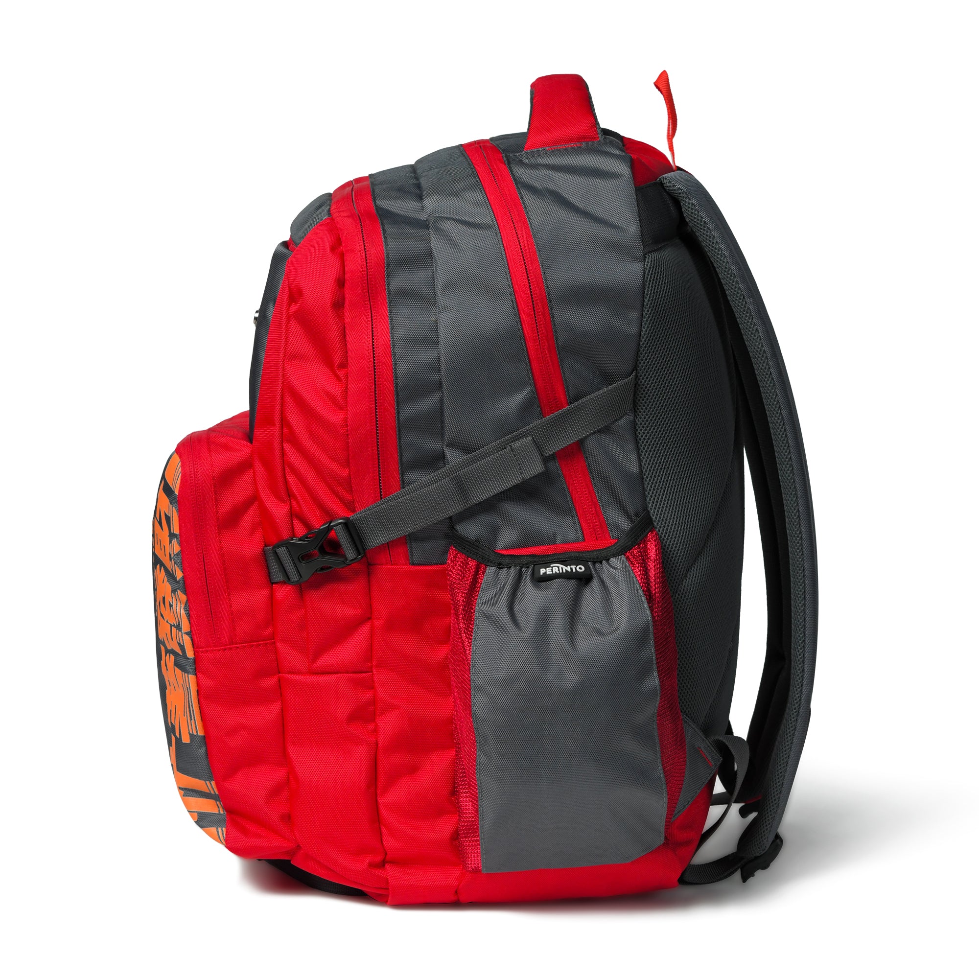 Perinto Trailblazer Backpack Red n Grey