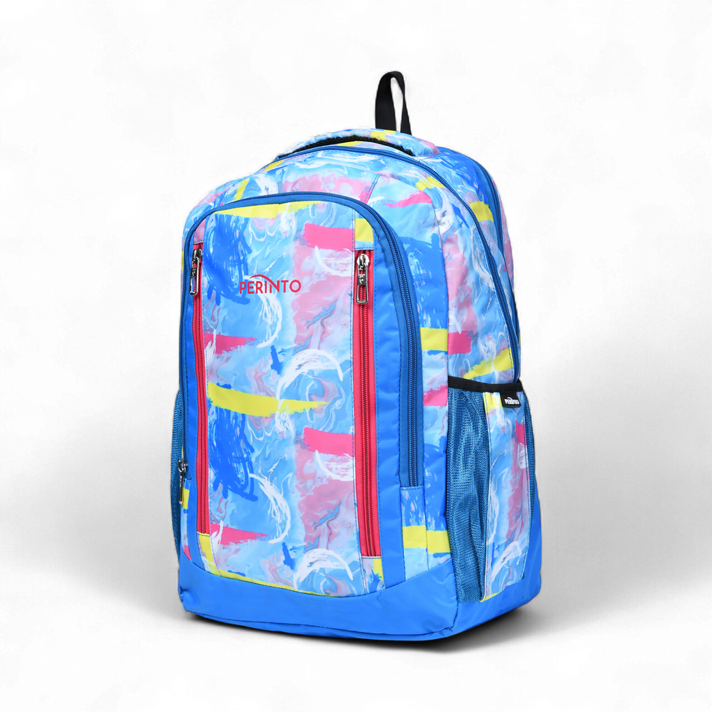 Perinto Urban Splash Backpack Blue