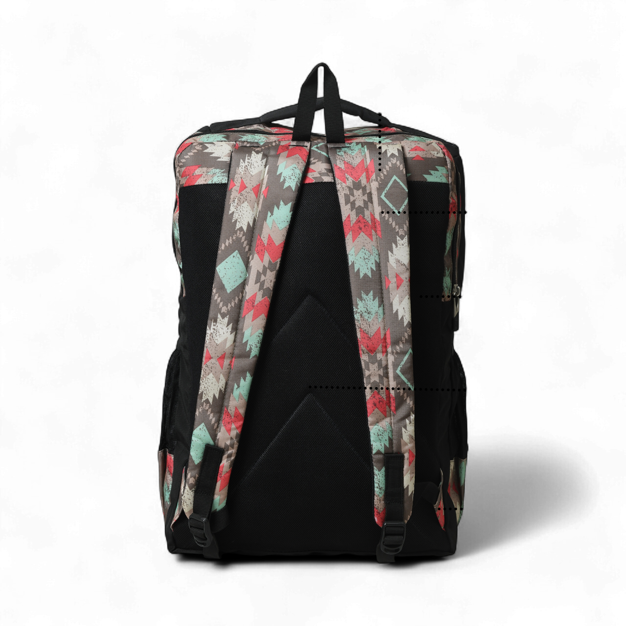 Prakash Tribal print Laptop Backpack Brown