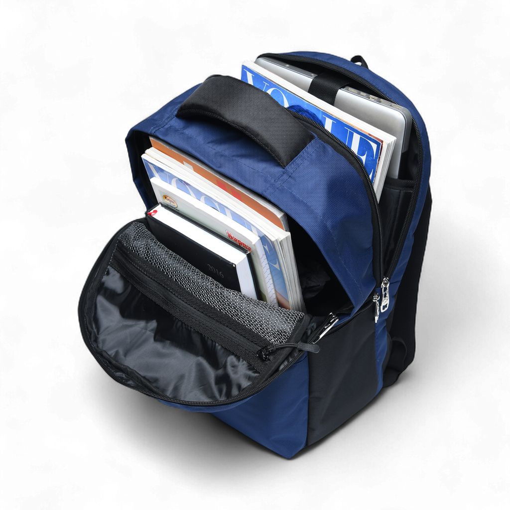 Perinto City Glide Laptop Backpack Navy Blue