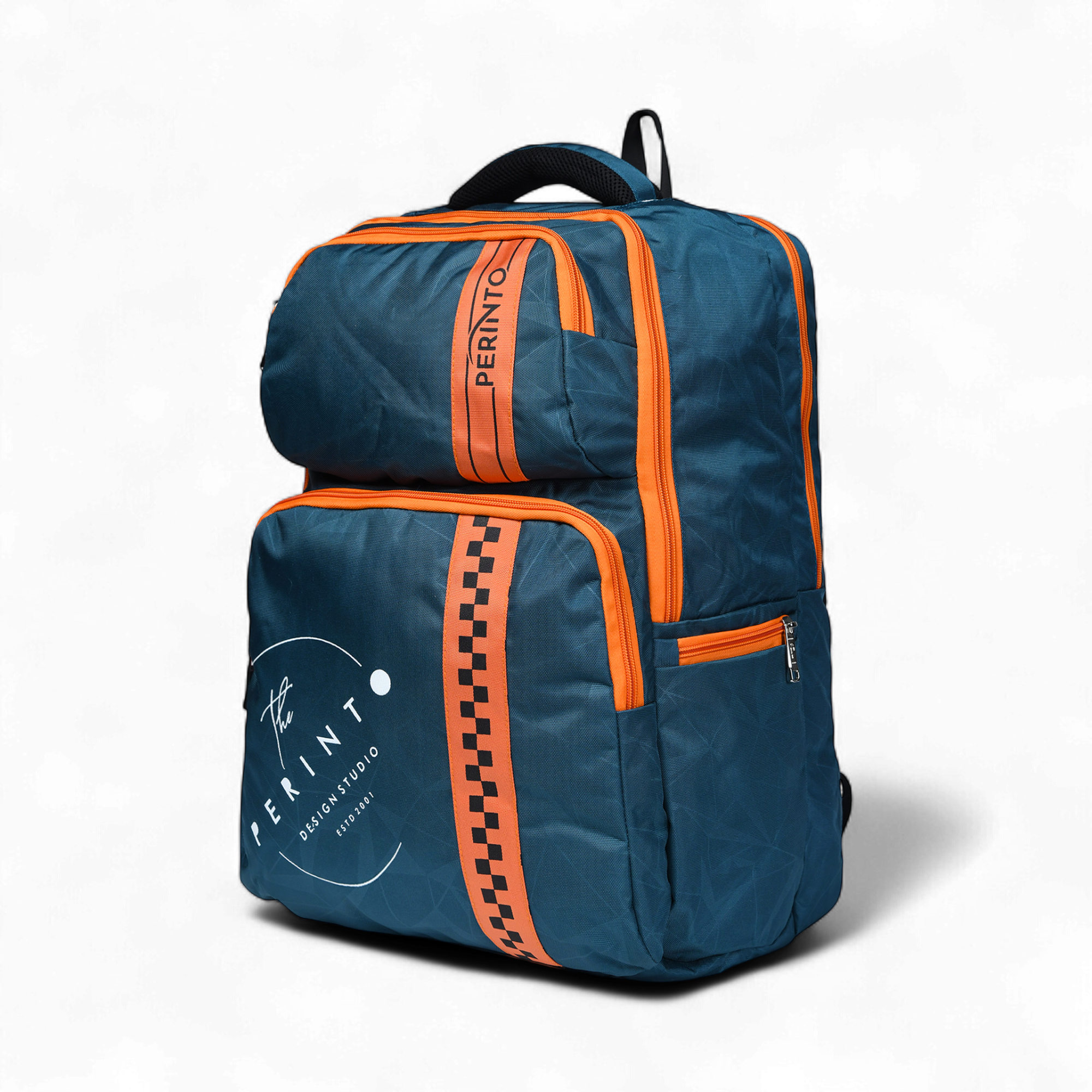 Perinto Velocity Backpack Military Green n Orange