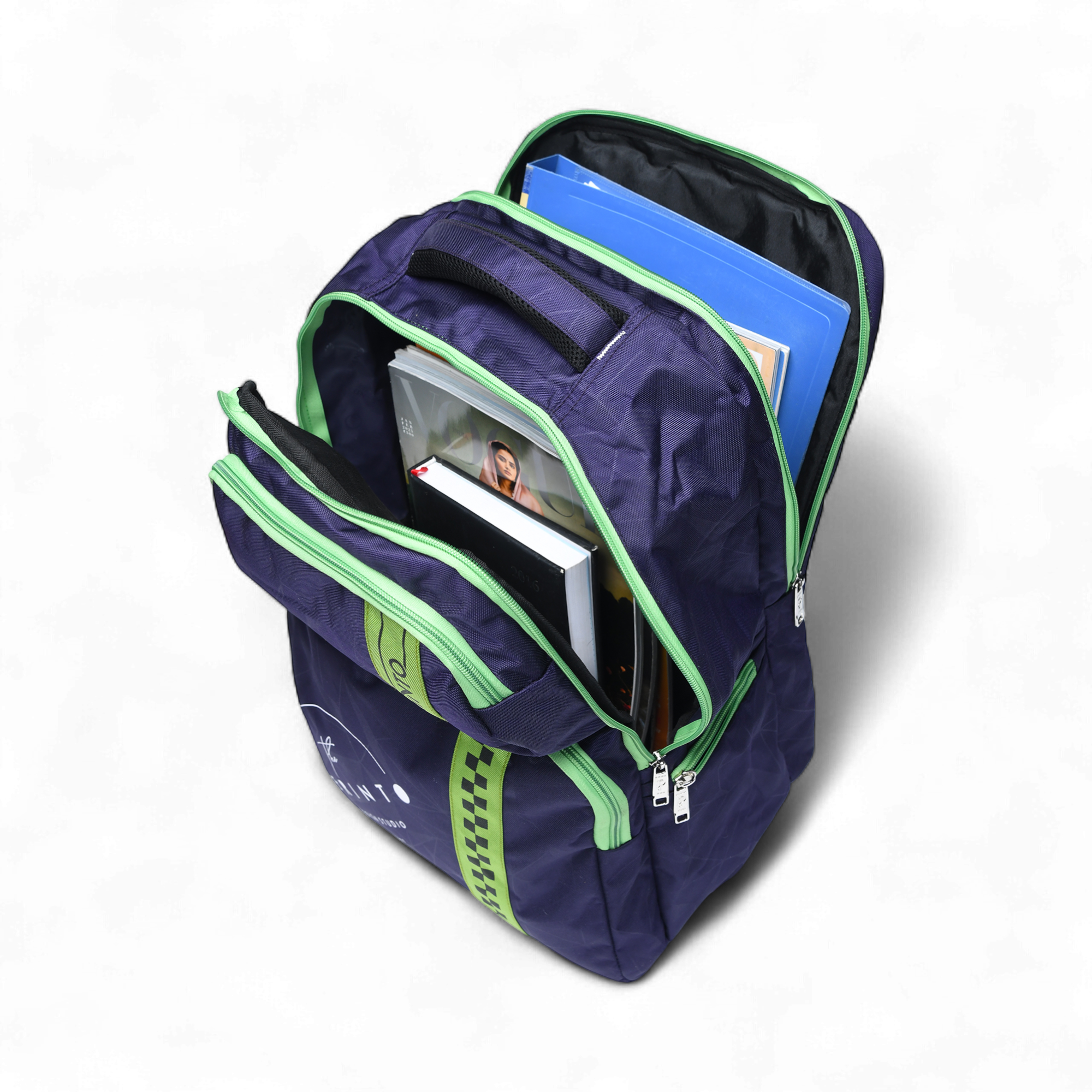 Perinto Velocity Backpack Purple n Green