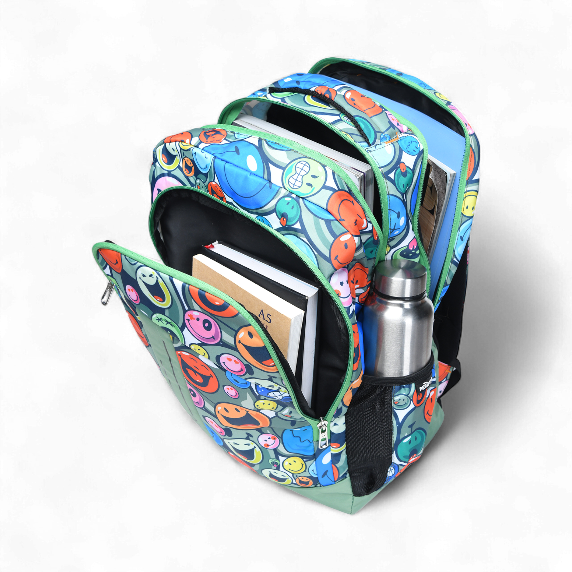 Perinto Happy Vibes Backpack Sea Green
