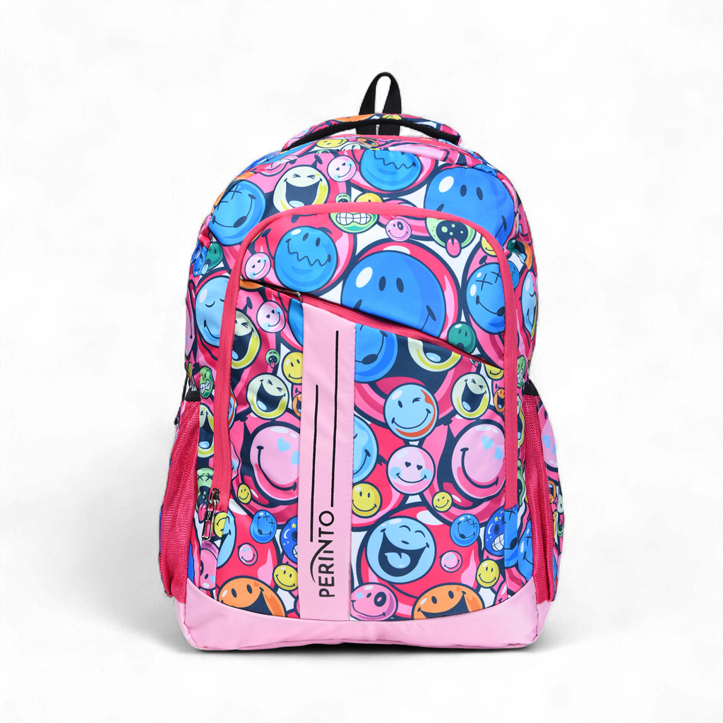 Perinto Happy Vibes Backpack Pink