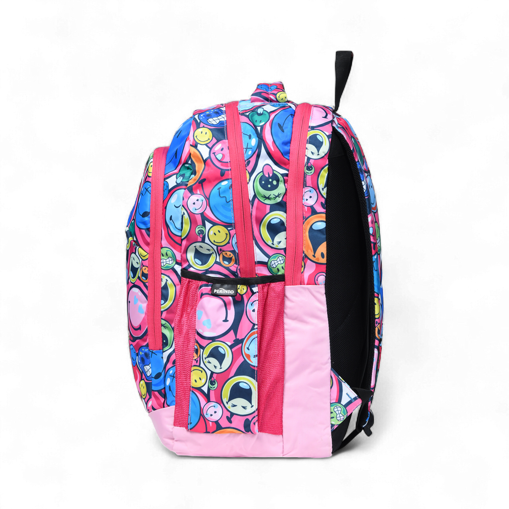 Perinto Happy Vibes Backpack Pink